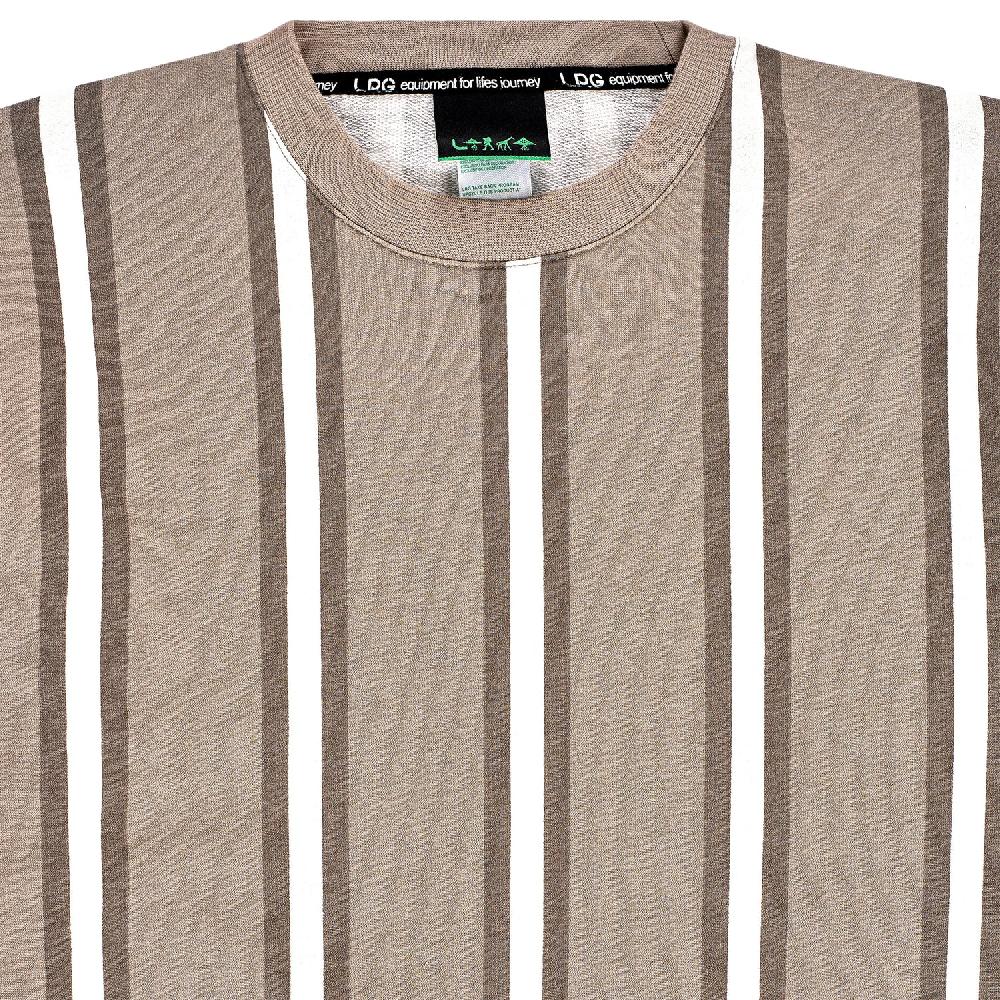 Lrg BENGAL STRIPED LS CREW