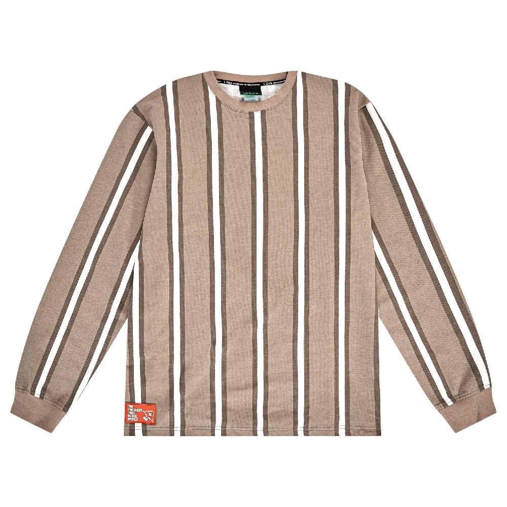 lrg BENGAL STRIPED LS CREW