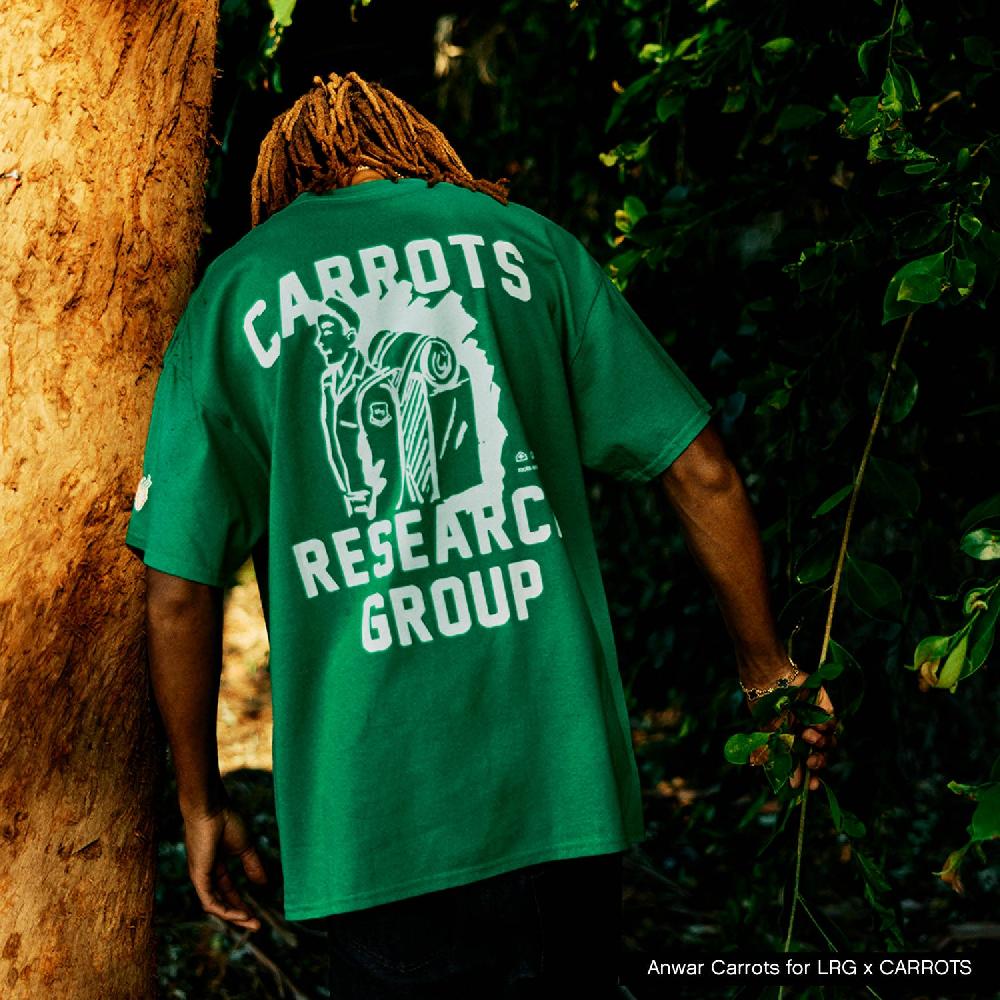 Lrg CARROTS X LRG RESEARCH GROUP TEE