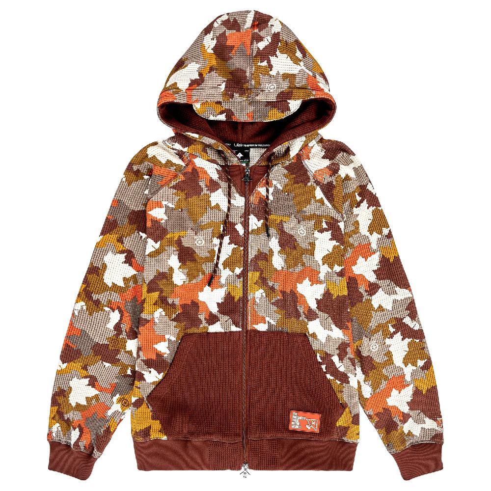 lrg FRESHEST MAPLE CAMO THERMAL ZIP