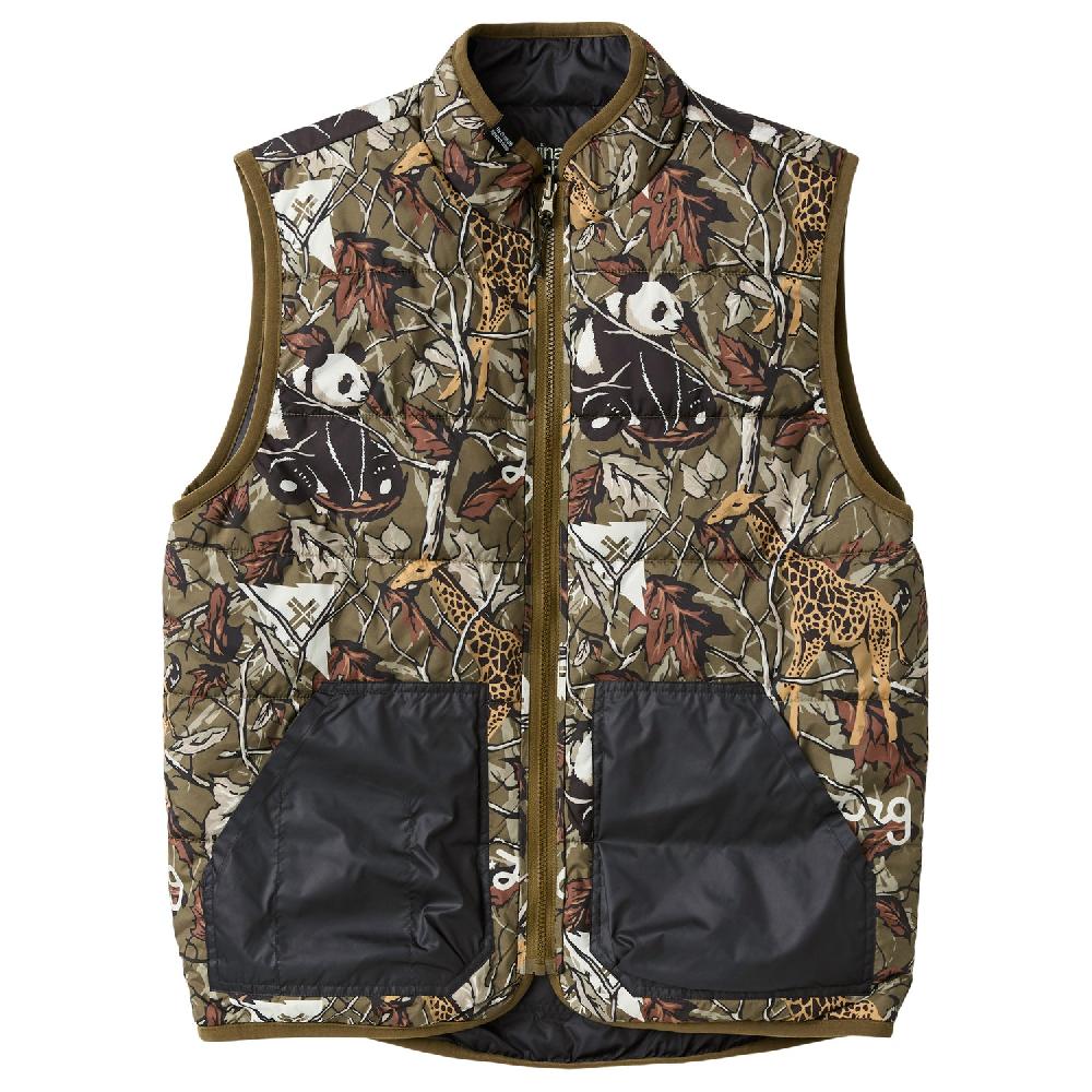 Lrg IN THE WOODS REVERSIBLE VEST