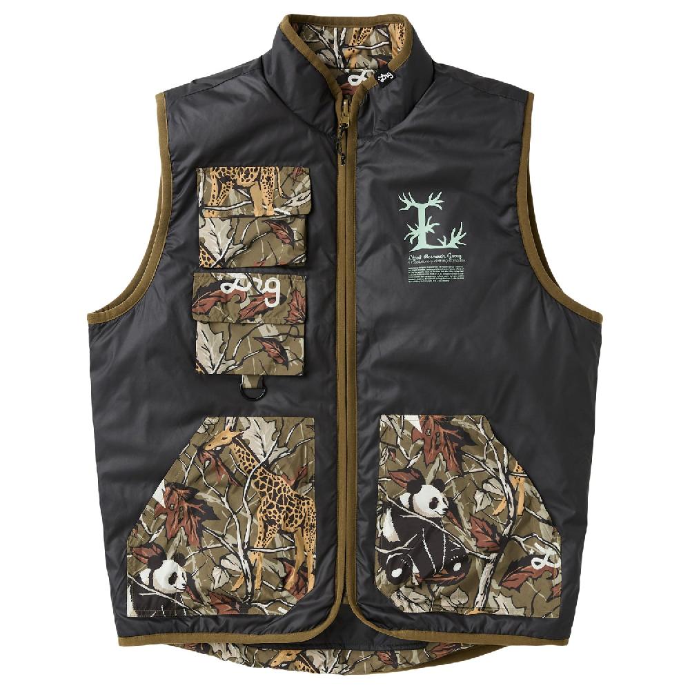 lrg IN THE WOODS REVERSIBLE VEST