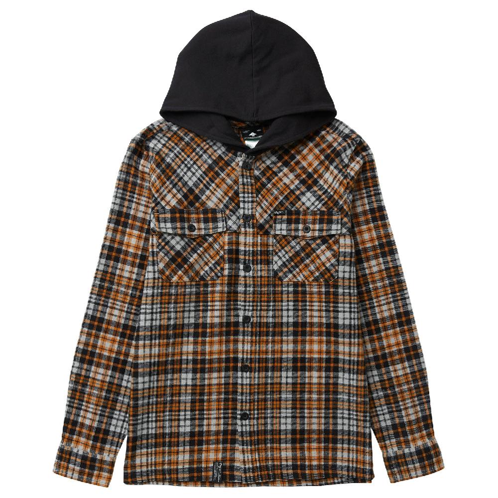 lrg JOURNEY THROUGH HOODED FLANNEL