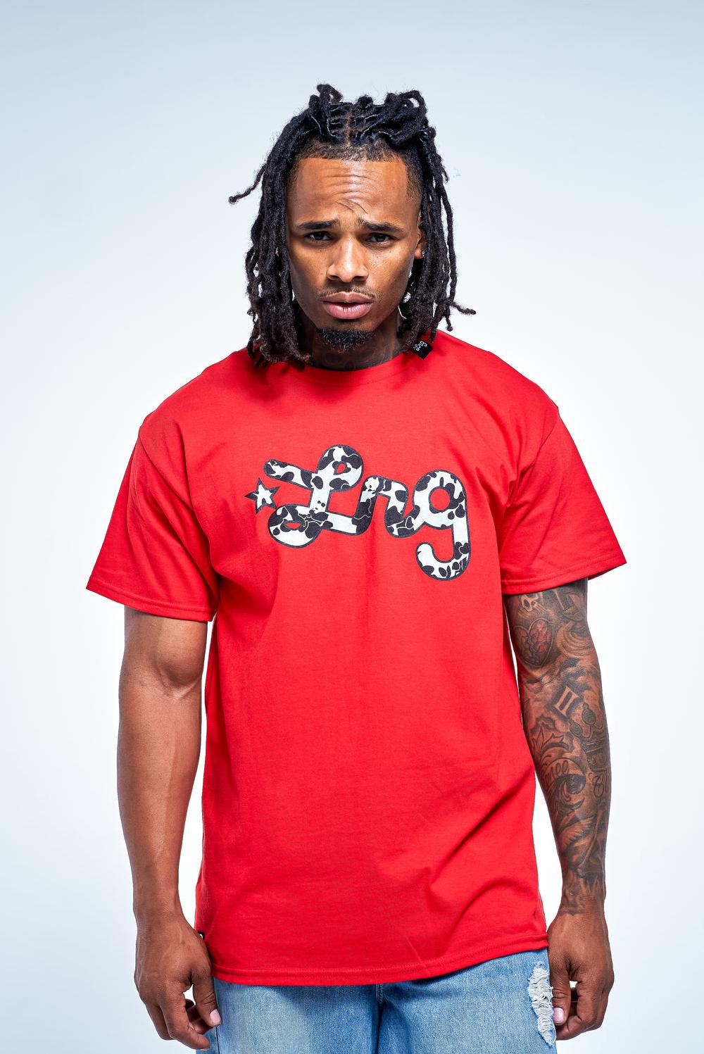 Lrg MORE PANDA SCRIPT TEE