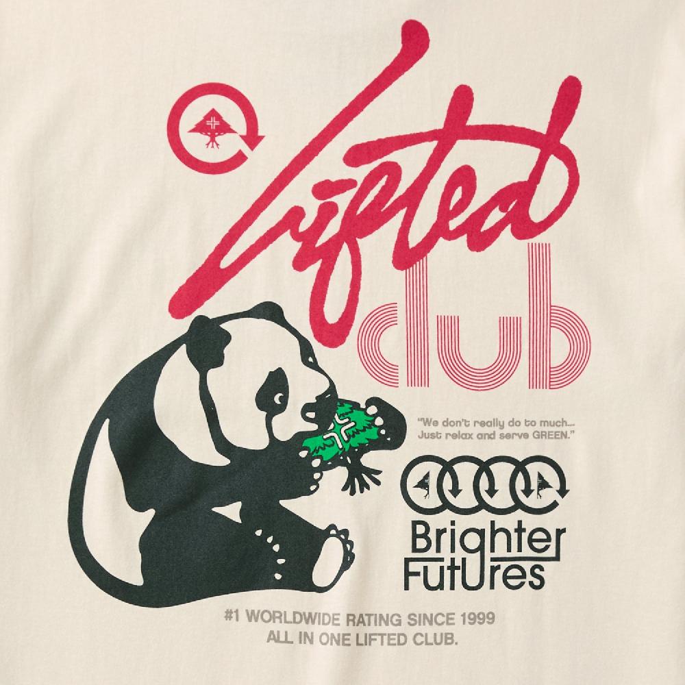 Lrg PANDA LIFTED CLUB TEE