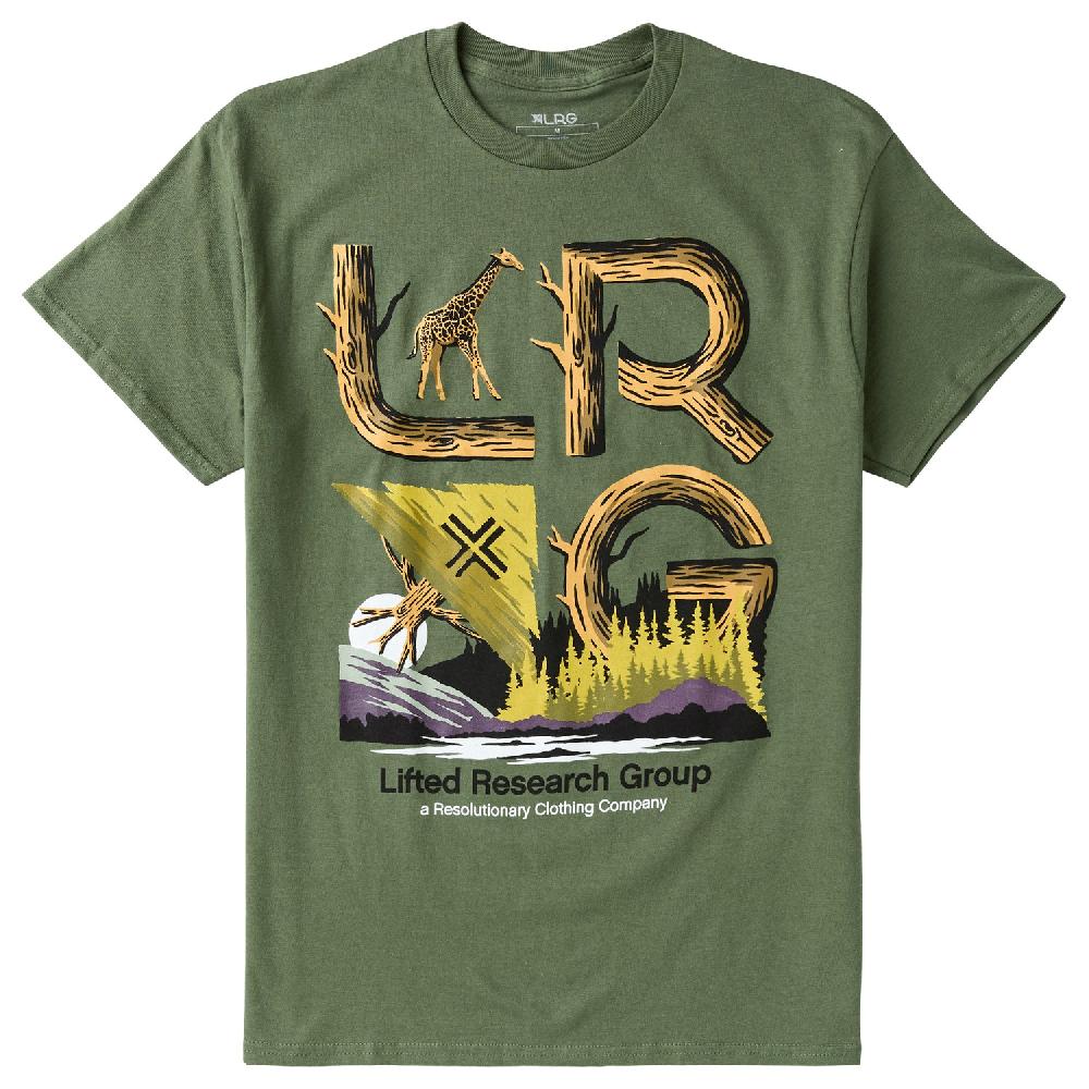 lrg STACKED WOODS TEE