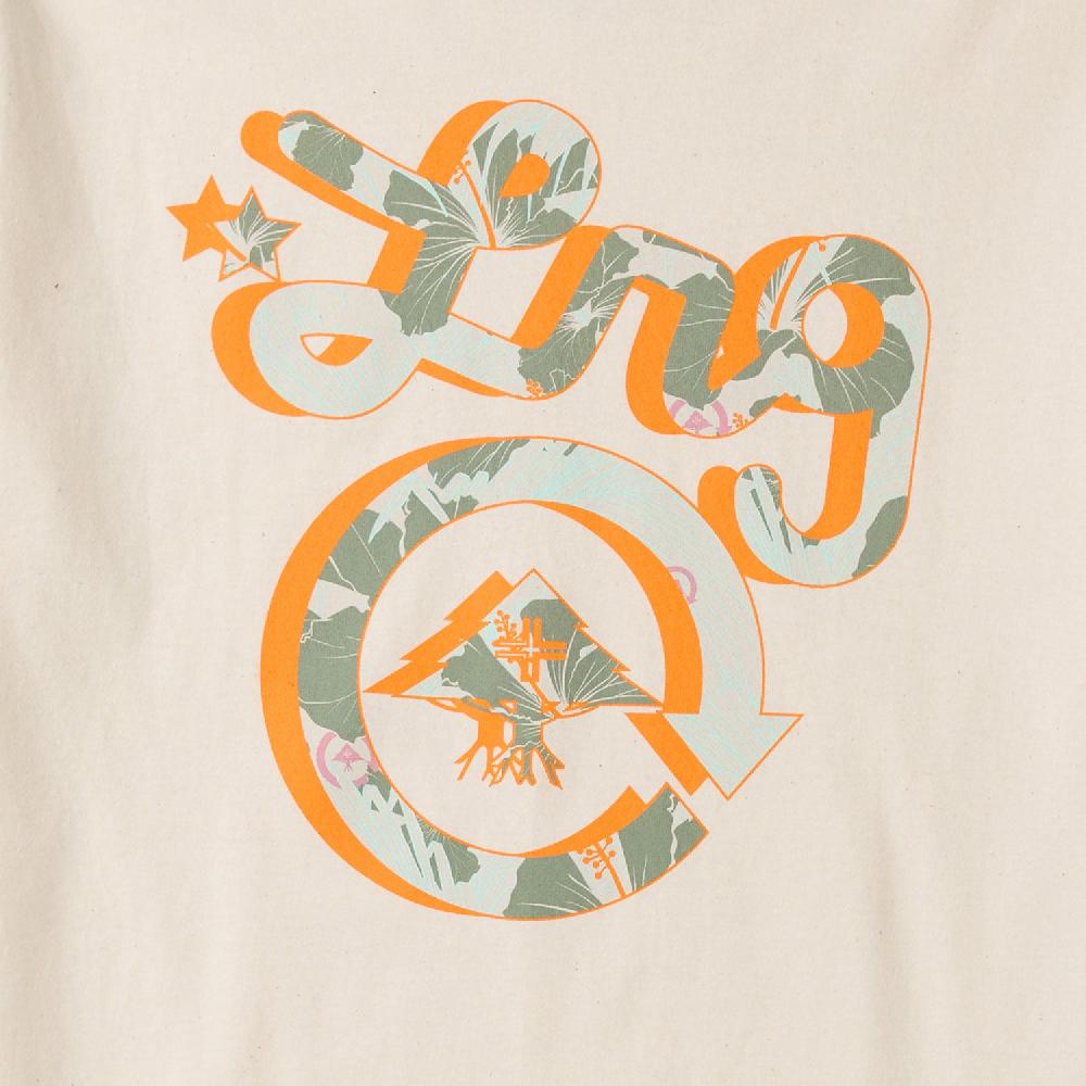 Lrg TRIPICAL DOUBLE SCRIPT TEE