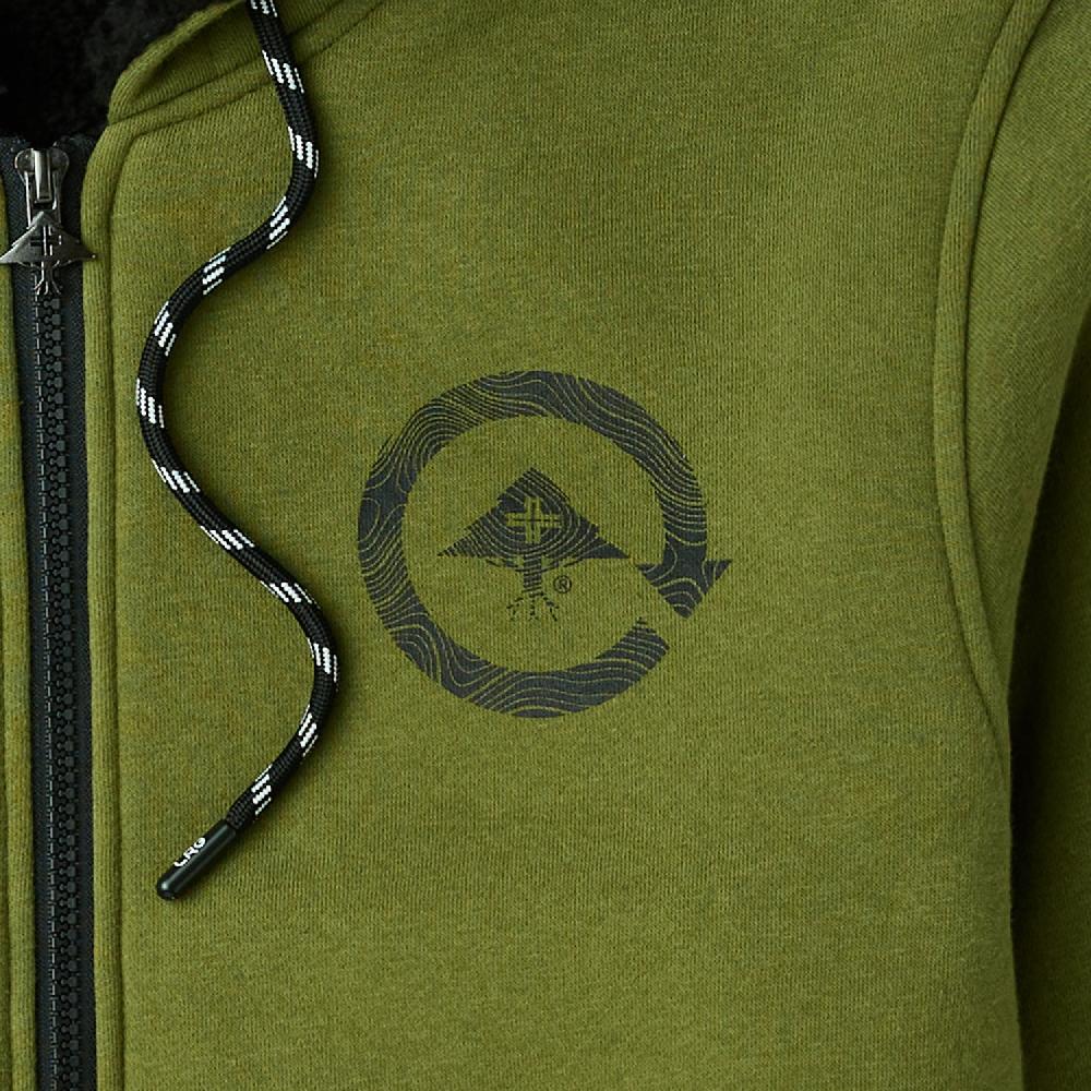 Lrg UNFOCUS CYCLE SHERPA ZIP HOODIE