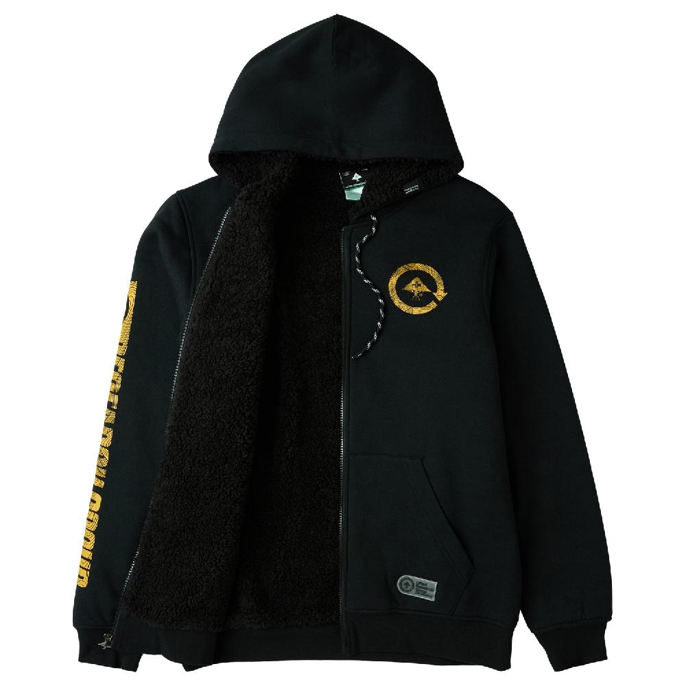 Lrg UNFOCUS CYCLE SHERPA ZIP HOODIE
