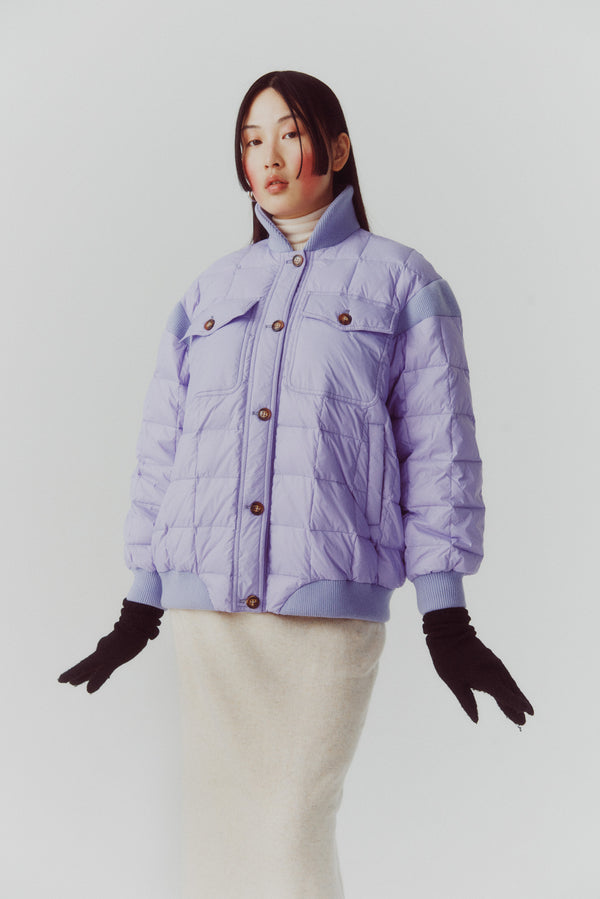 lu mei COLYERS JACKET - NYLON Lavender