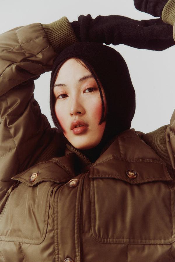 Lu Mei COLYERS JACKET - POLYWOOL TWILL Green
