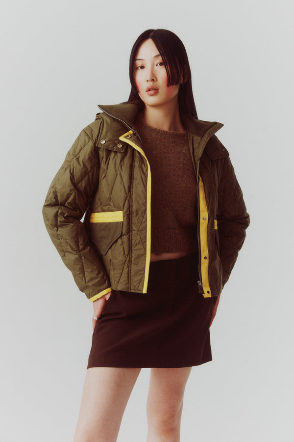 lu mei ELTHAM JACKET Avocado