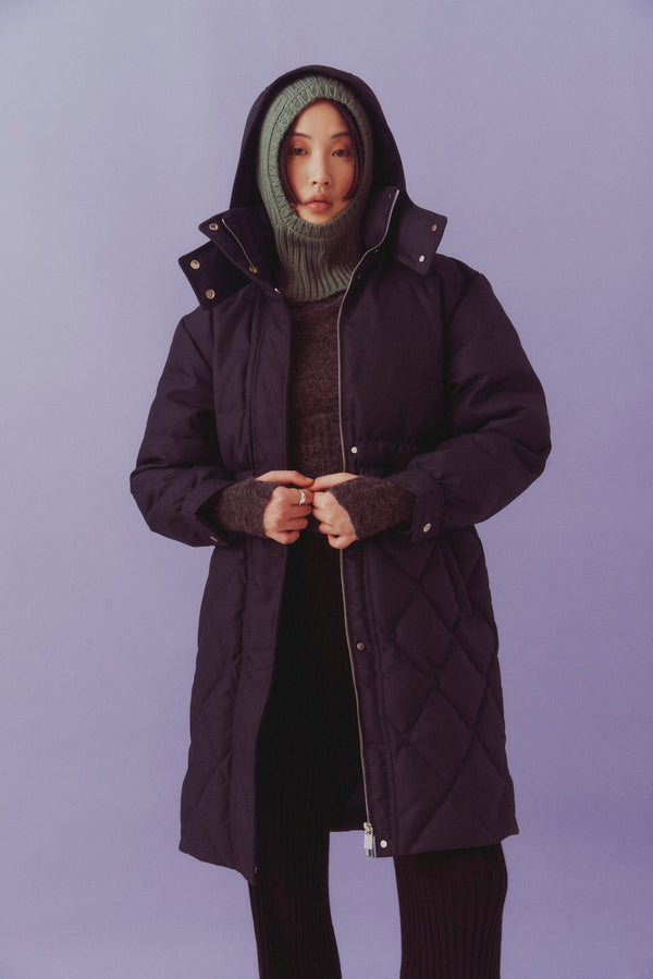 lu mei HENDON COAT - RIPSTOP NYLON Navy