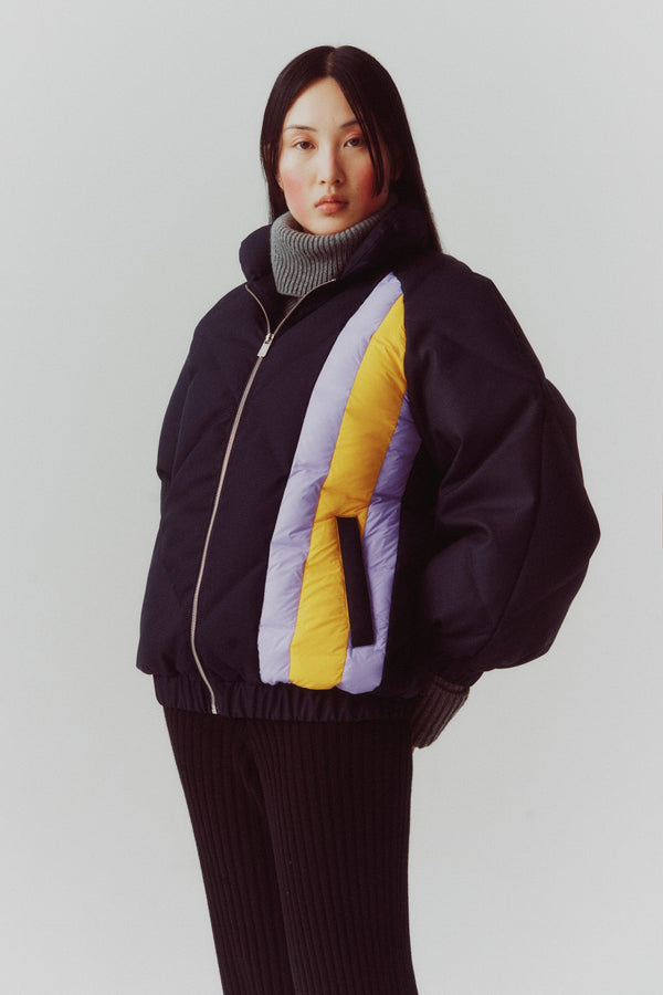 lu mei HENDON JACKET - RIPSTOP NYLON Navy