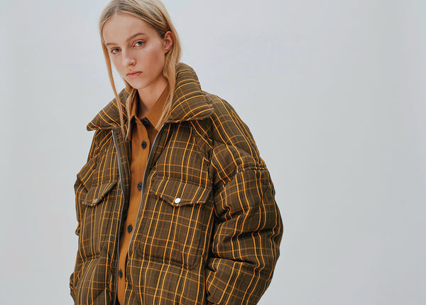 Lu Mei Kensington Coat Check Print