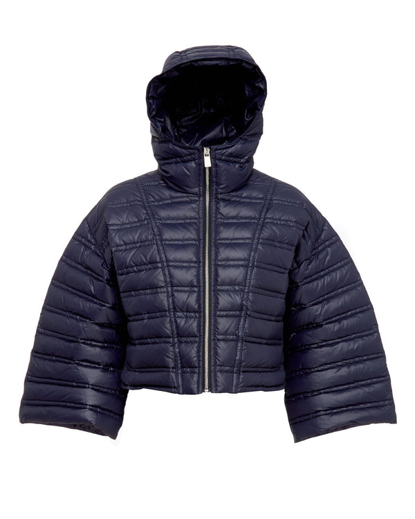 Lu Mei Lampton Crop Navy