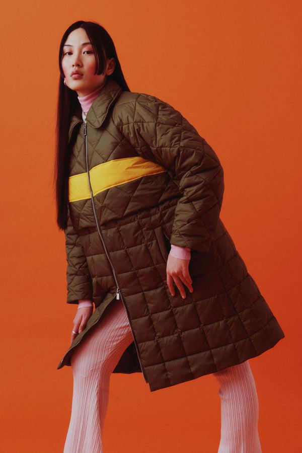 Lu Mei SUDBURY COAT Avocado