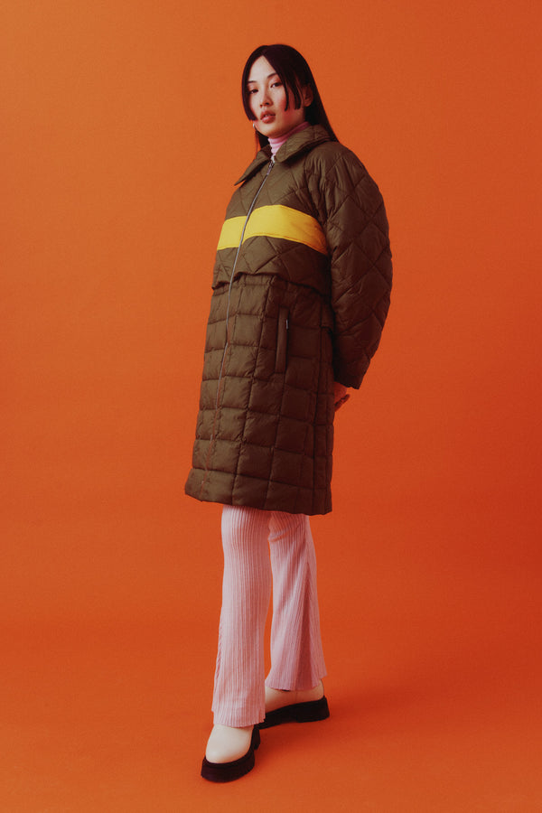 lu mei SUDBURY COAT Avocado