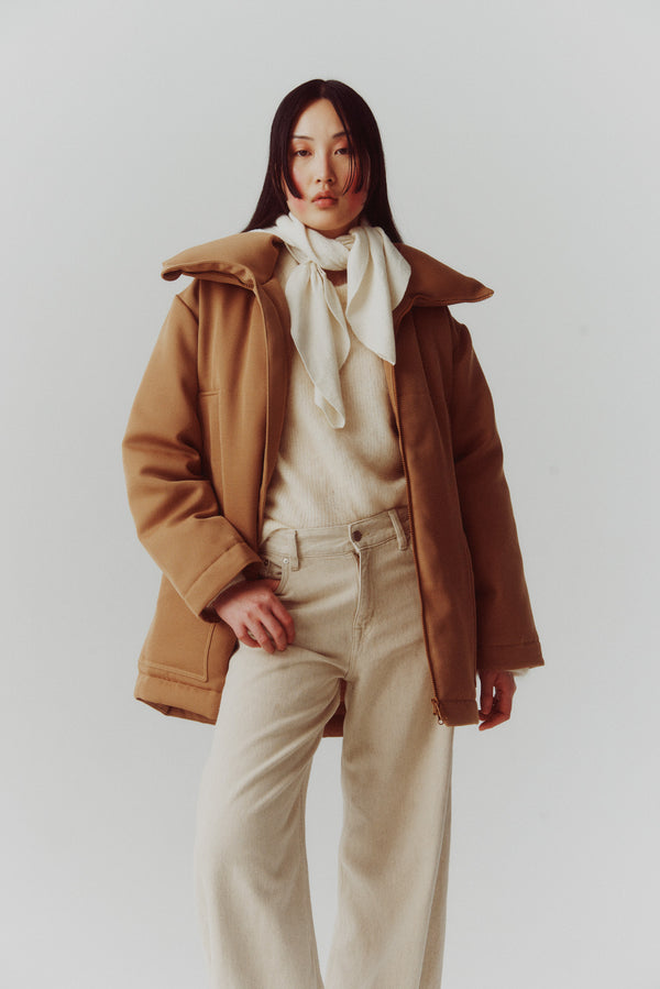 lu mei TUFNELL JACKET - WOOL Camel