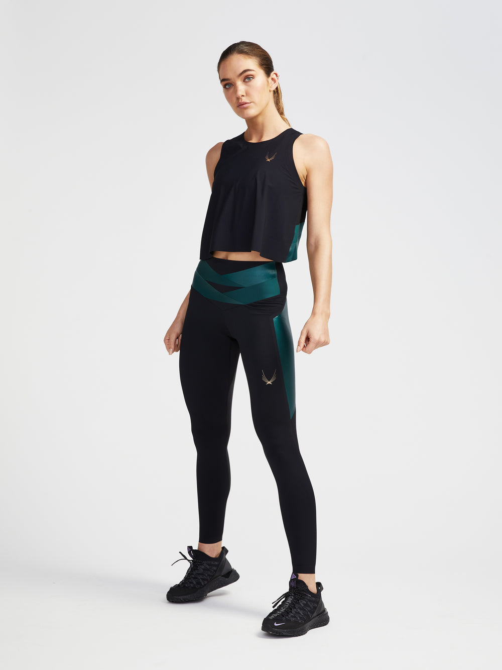 lucas hugh Axis Crop Tank black forest