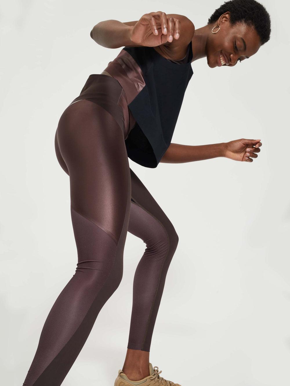 lucas hugh Axis Crop Tank mahogany