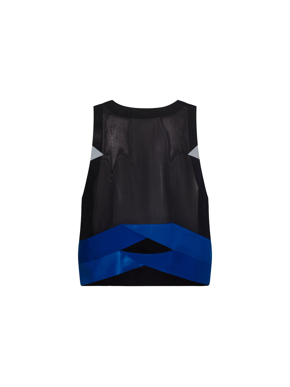 Lucas Hugh Axis Crop Tank Sapphire