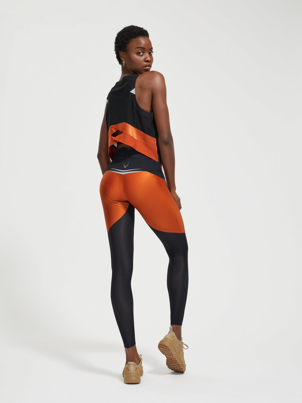 Lucas Hugh Axis Leggings Burnt Orange