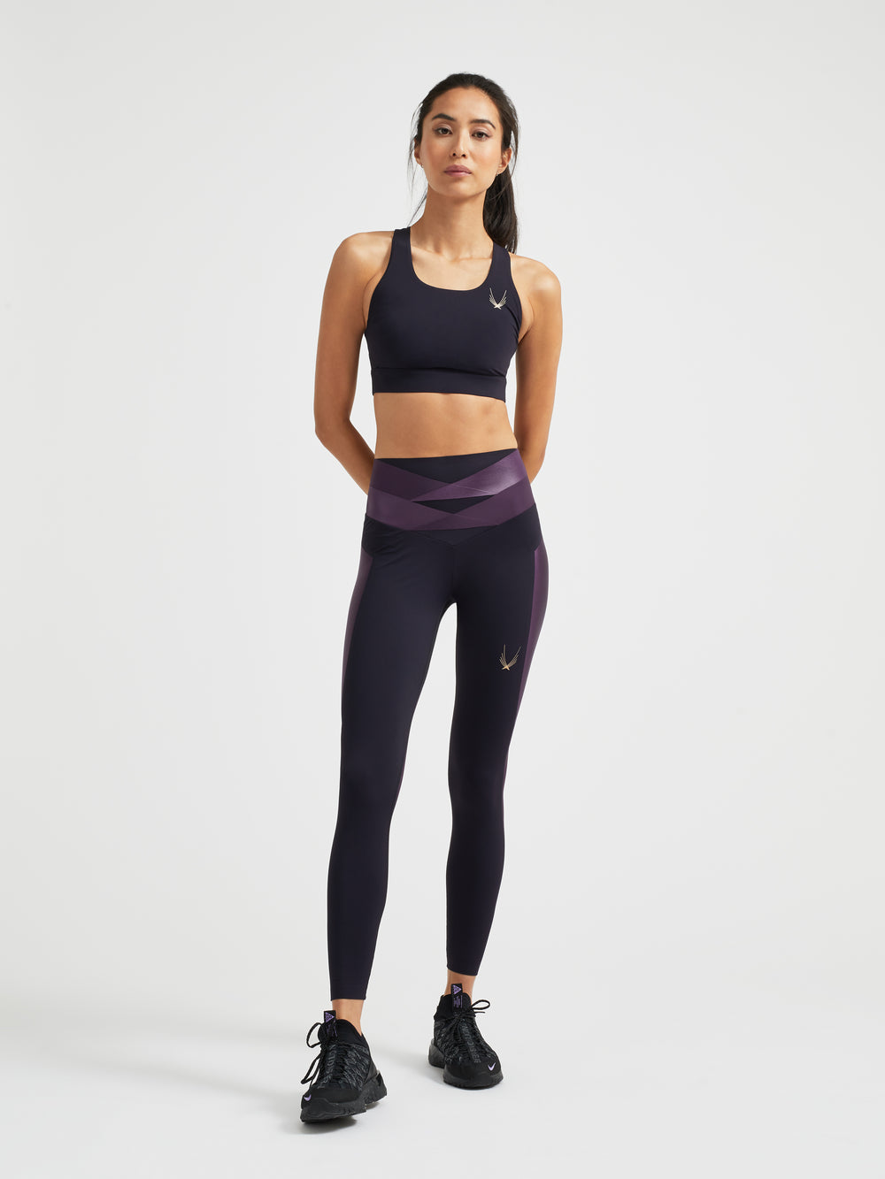 Lucas Hugh Axis Leggings Royal Purple