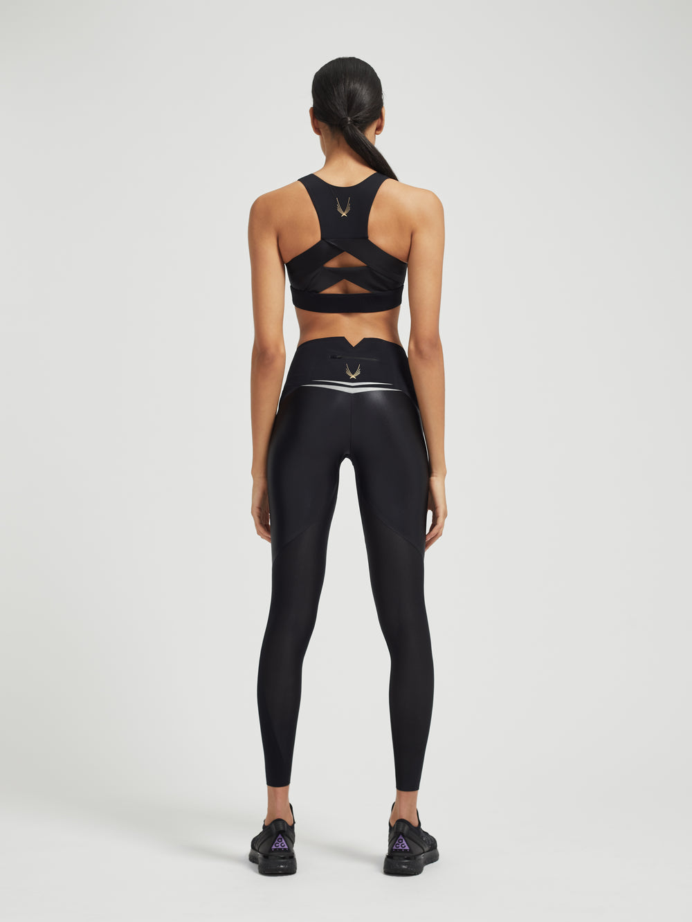 Lucas Hugh Axis Sports Bra Black