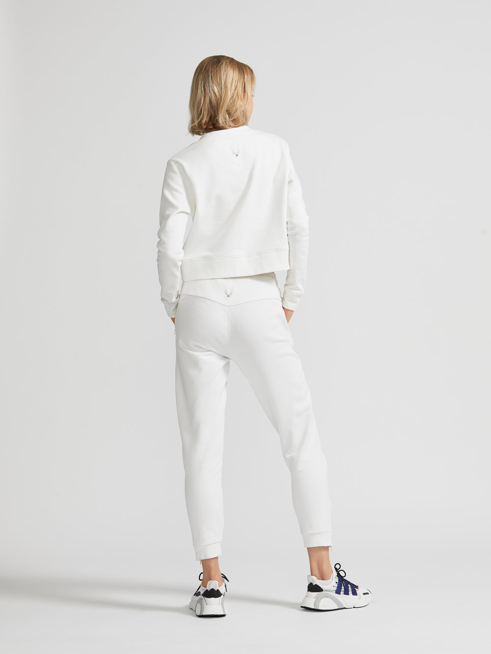 lucas hugh Carbon Track Pant white
