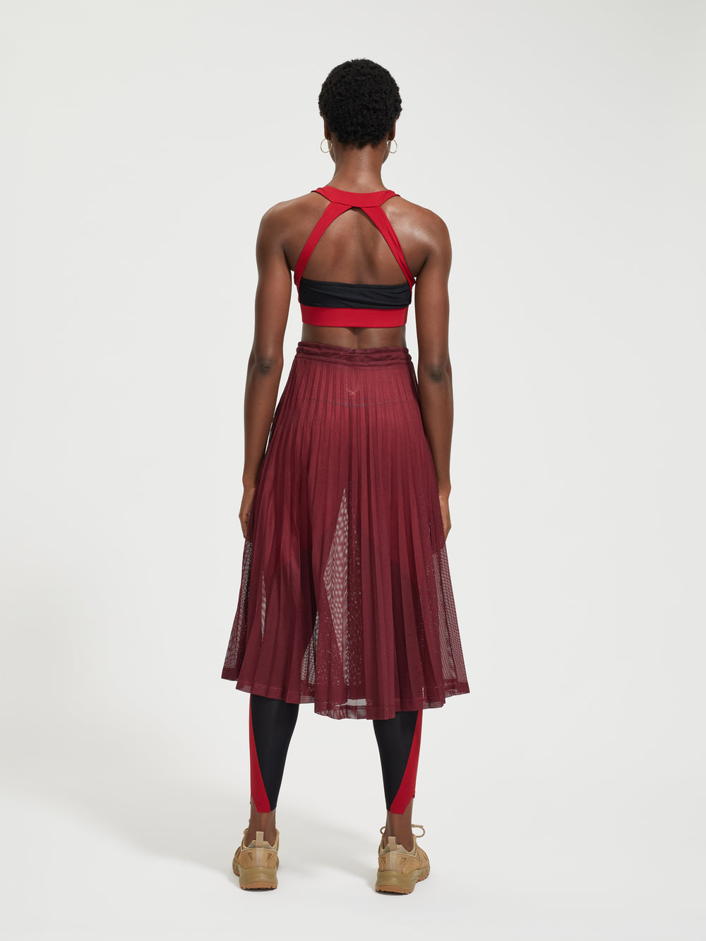 Lucas Hugh Stealth Leggings Red