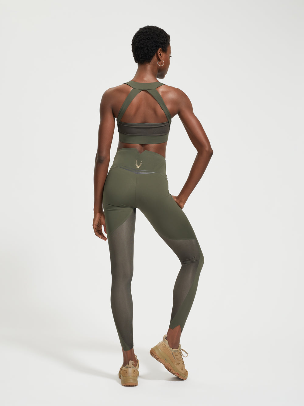 lucas hugh Stealth Sports Bra olive