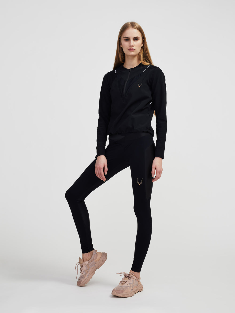 lucas hugh Technical Jumper Summer Weight black