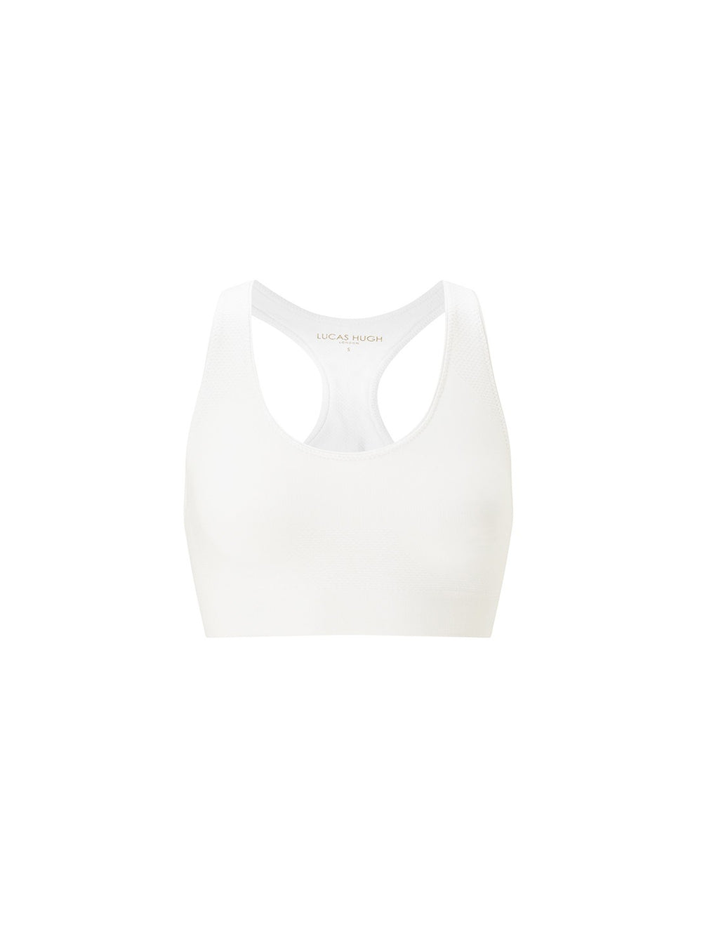 Lucas Hugh Technical Knit Sports Bra White