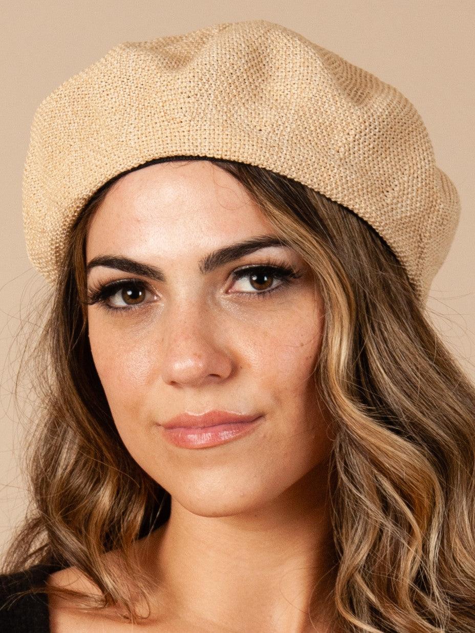 lucca couture AUBREE BERET-TAN