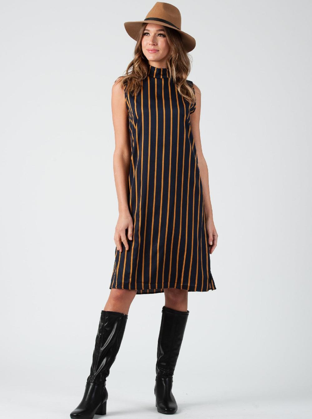 lucca couture AYLIN TUNIC DRESS-RIVER TRAIL