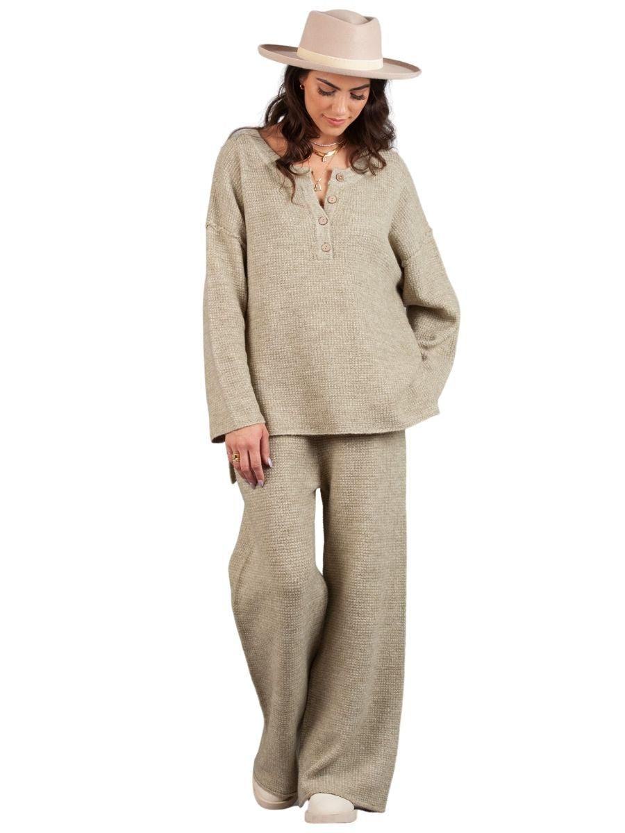 lucca couture BARLEIGH SWEATER-WINTER MOSS