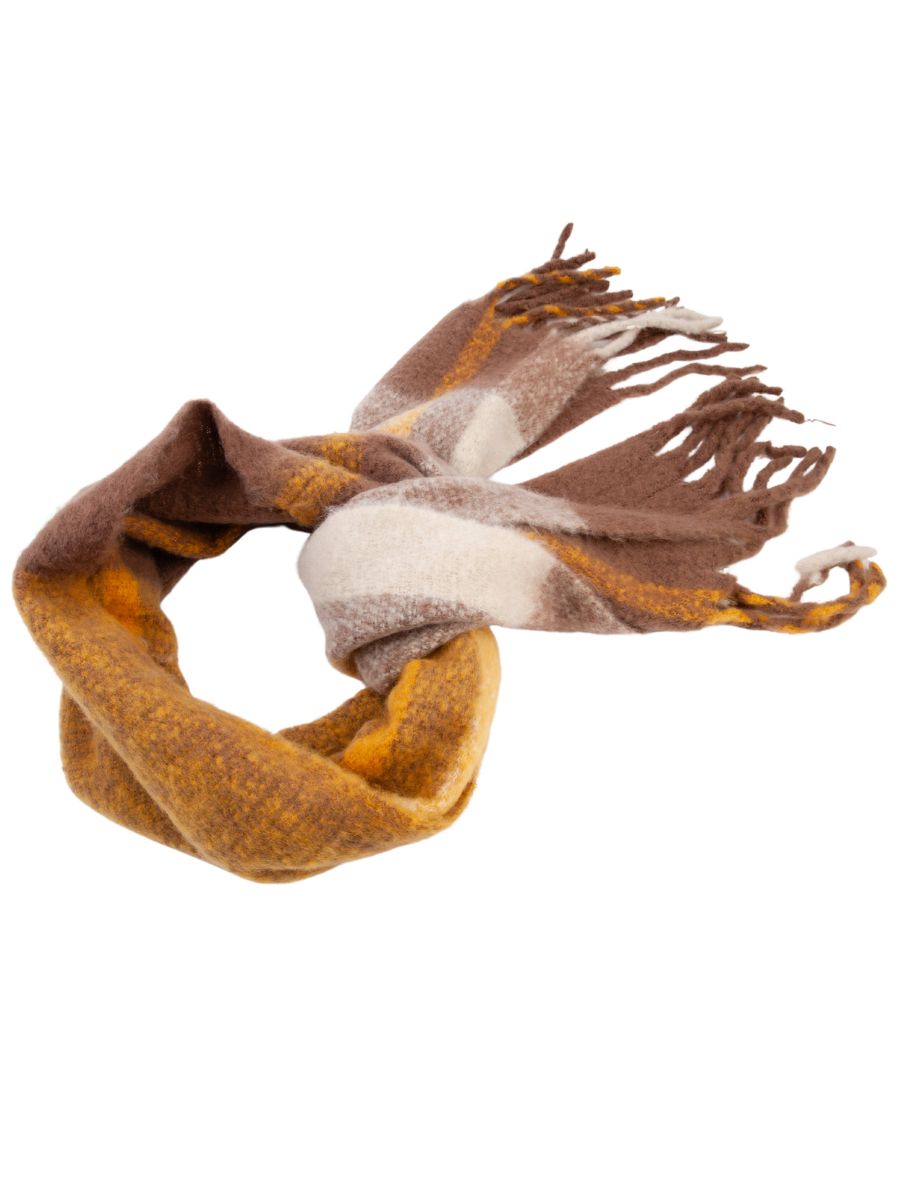 lucca couture BC THICK SCARF-COCO/MUSTARD