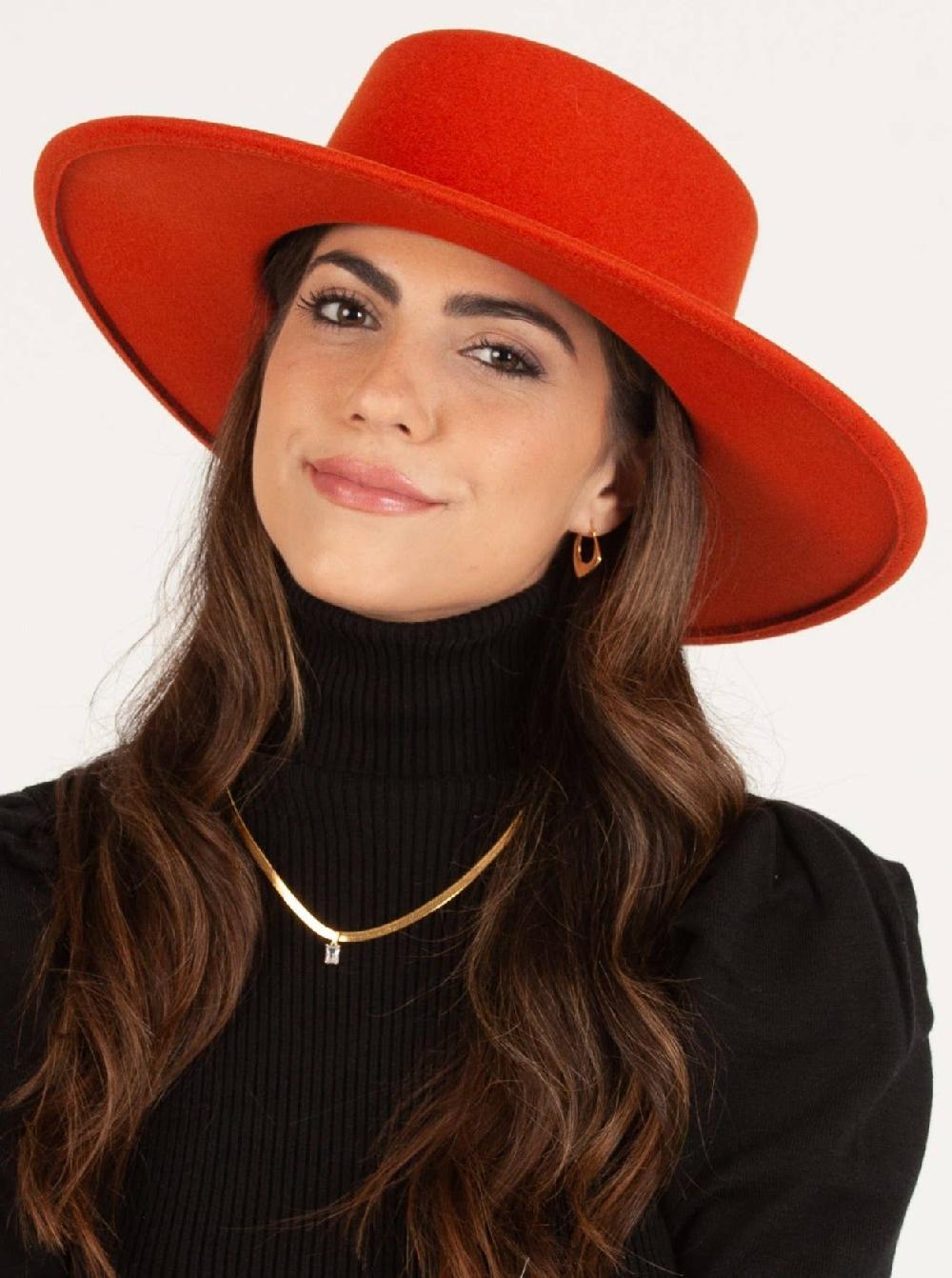 lucca couture BEBE BOATER HAT-CHAI