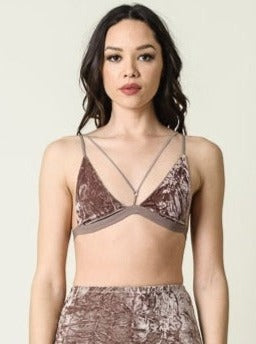lucca couture BELLE BRALETTE-MAUVE