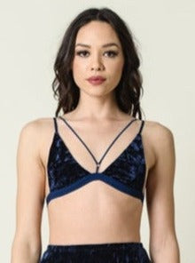lucca couture BELLE BRALETTE-NAVY