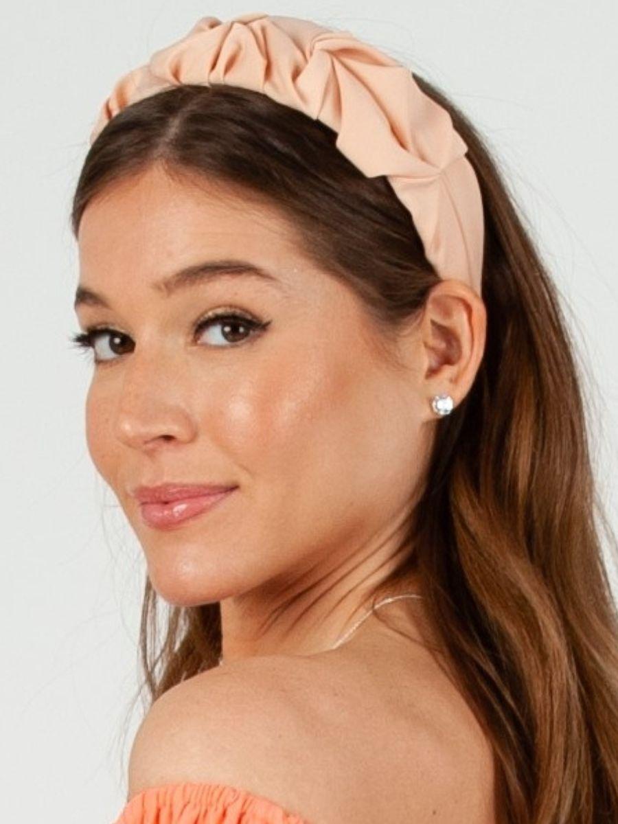 lucca couture BOMBONIERE HEADBAND-PEACH
