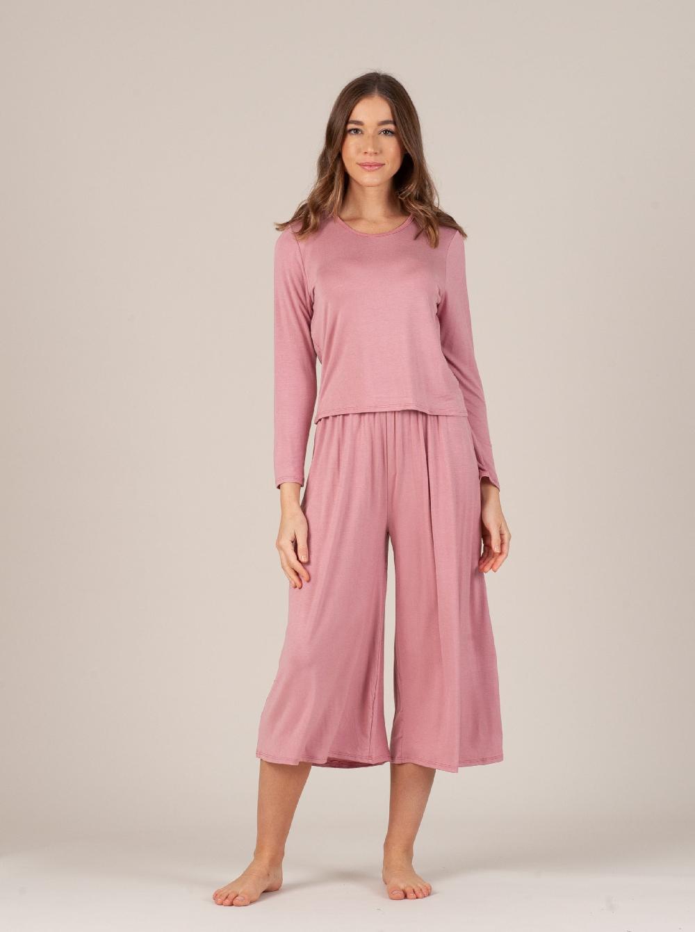 lucca couture CALYPSO CULOTTE PANT-PINK