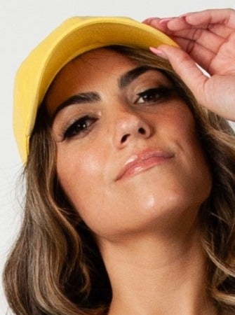 lucca couture CHARLIE BASEBALL CAP-LEMON