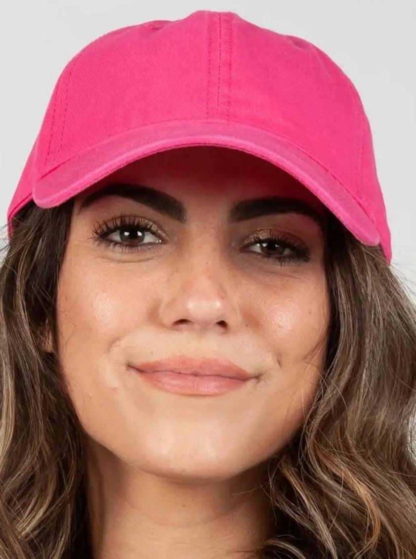 lucca couture CHARLIE BASEBALL CAP-PINK