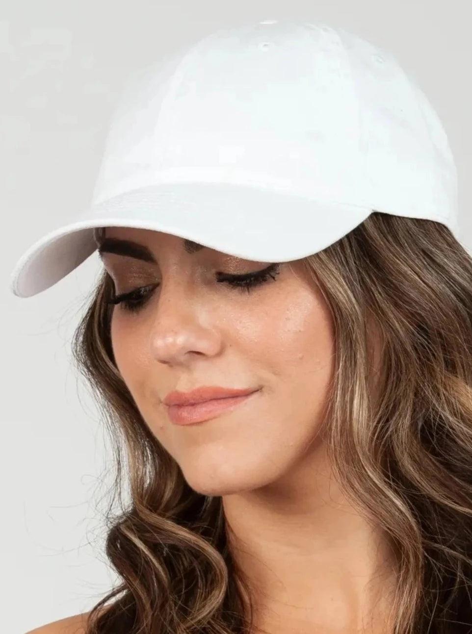 lucca couture CHARLIE BASEBALL CAP-WHITE