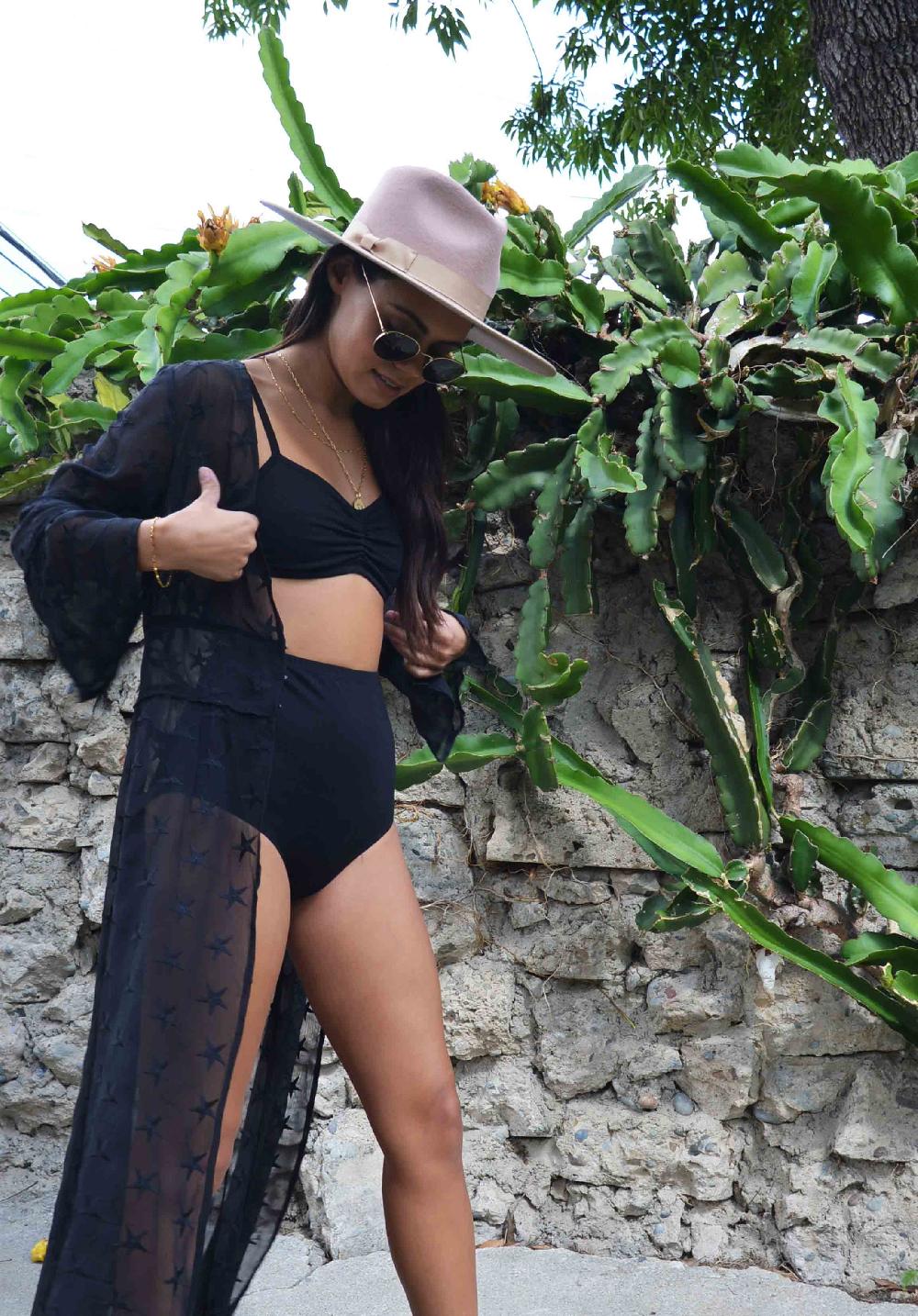 lucca couture CHAYA SPANDEX BOTTOMS-BLACK