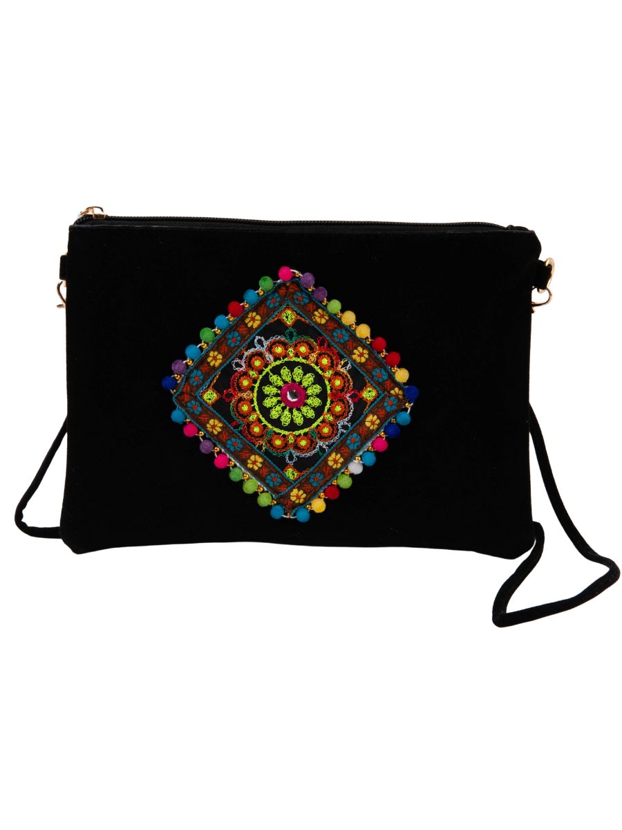 lucca couture CHUMASH PURSE-BLACK
