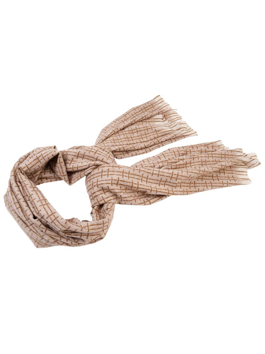 lucca couture CLIFF ABSTRACT SCARF-COCOA