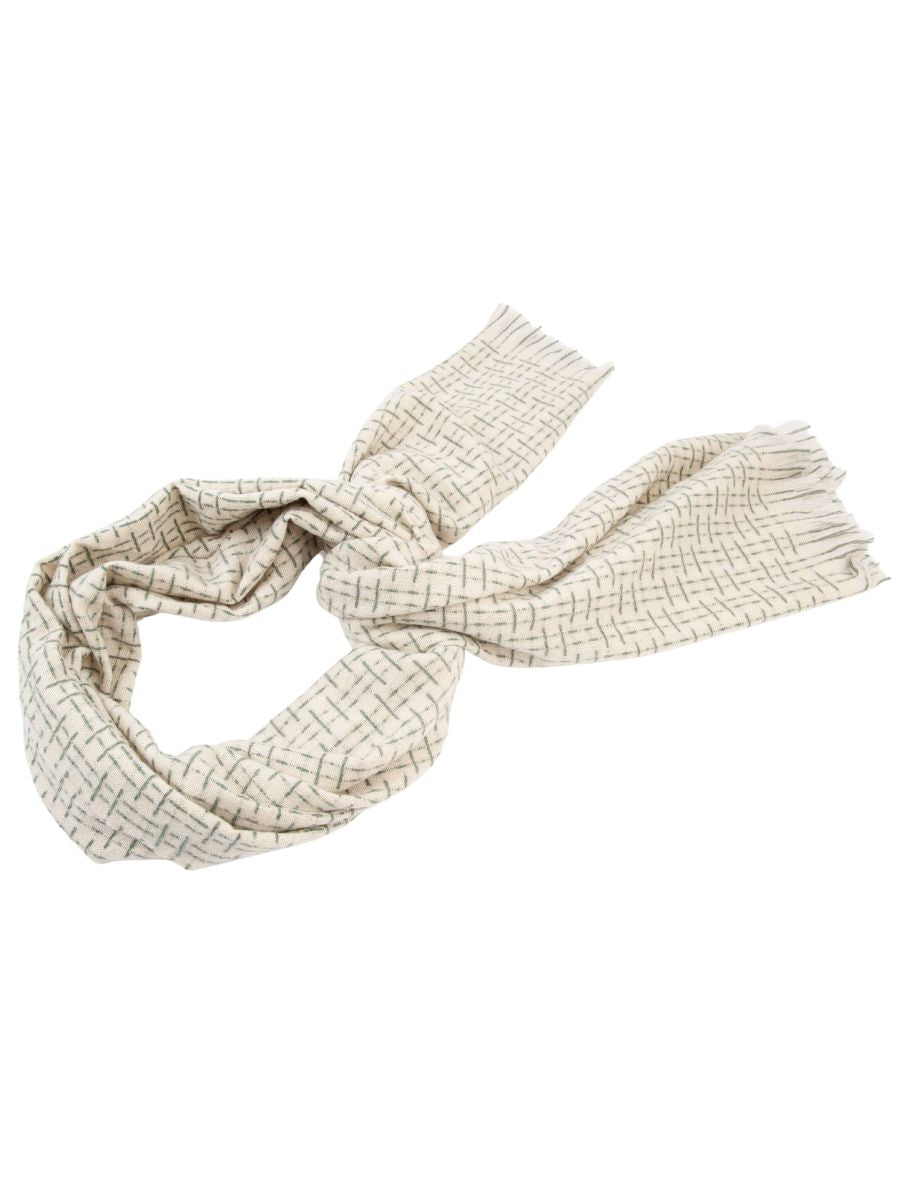 lucca couture CLIFF ABSTRACT SCARF-GREEN